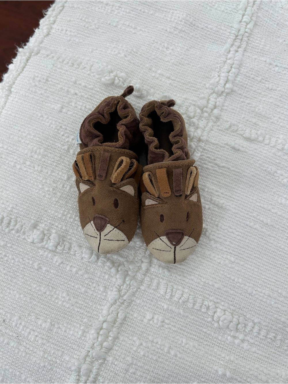 Robeez Brown Lion Moccasin Baby Shoes